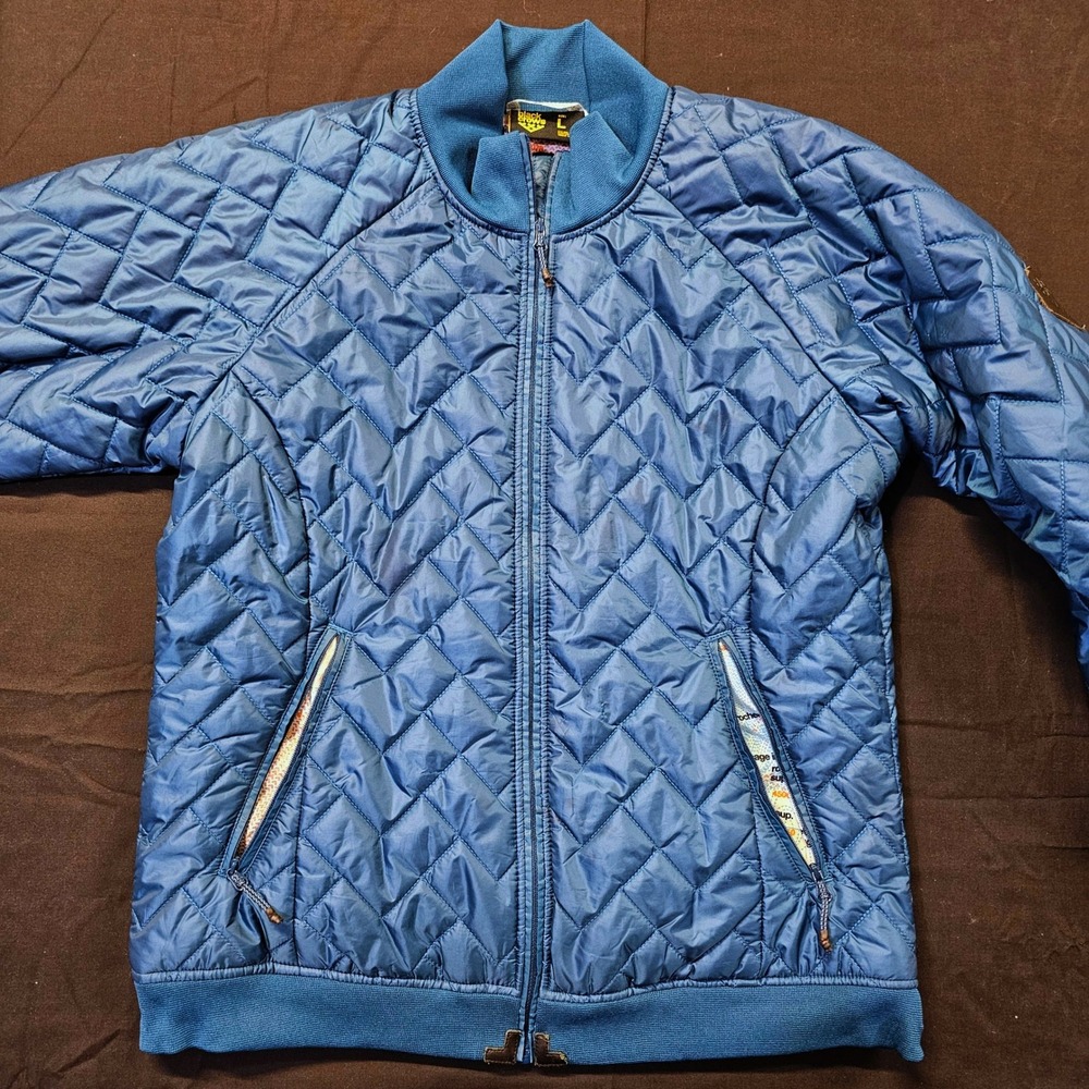 Black Crows Corpus PrimaLoft Bomber Jacket Youth Large Blue Quilted Mid Layer
